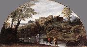 CARRACCI, Annibale The Flight into Egypt dsf oil on canvas